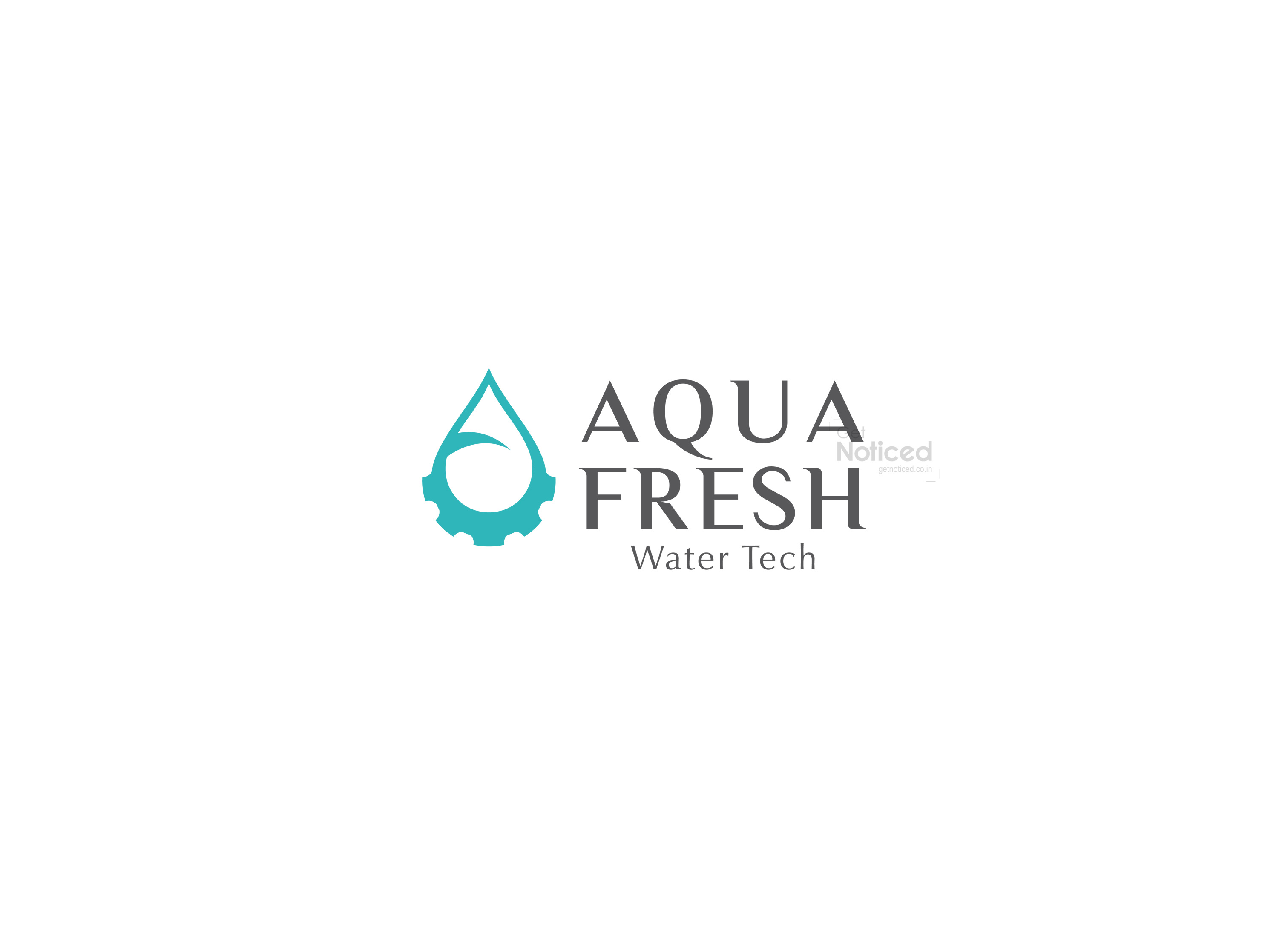 Aqua Fresh Water Tech Logo Design