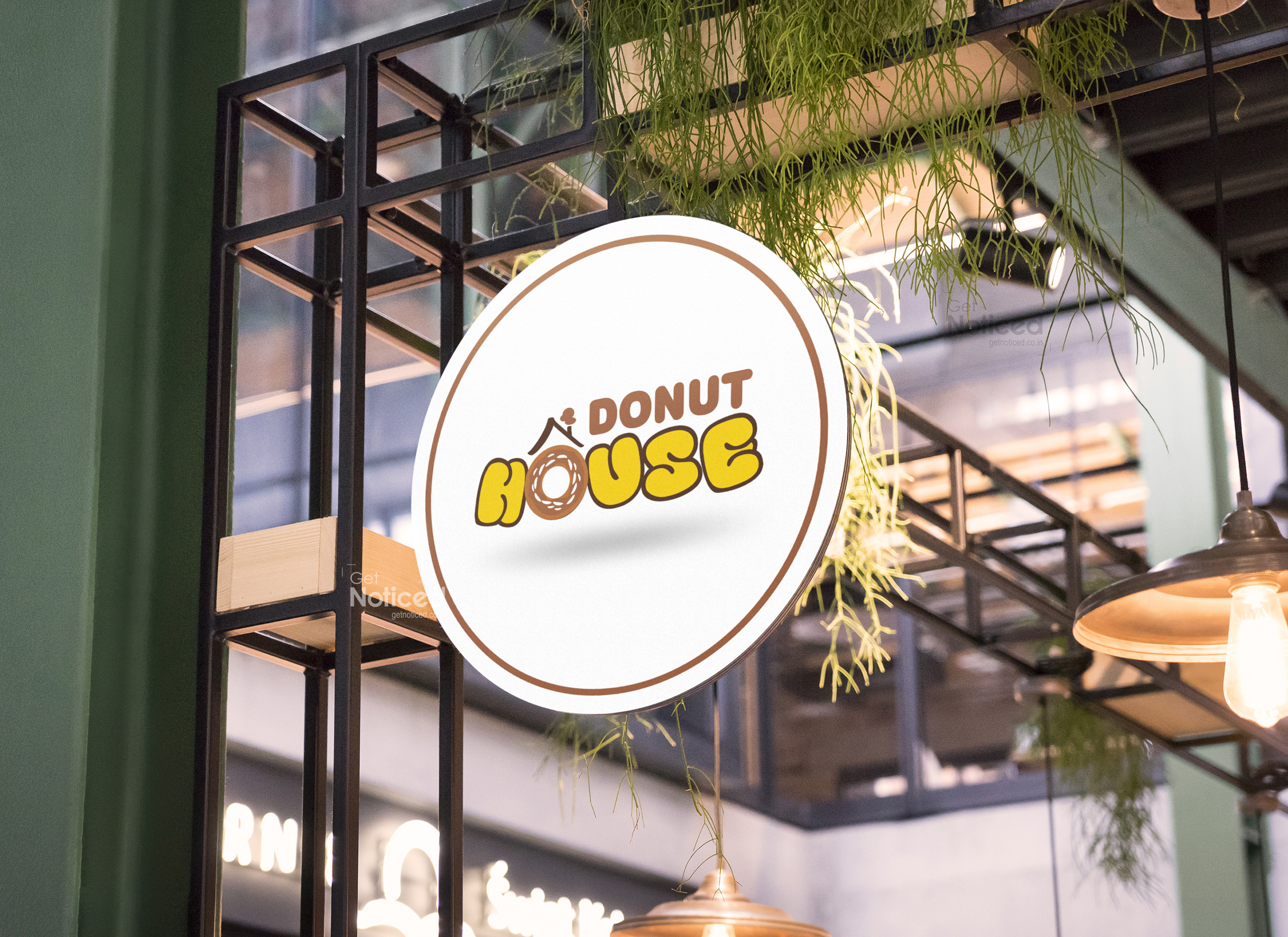 Donut House Logo Design