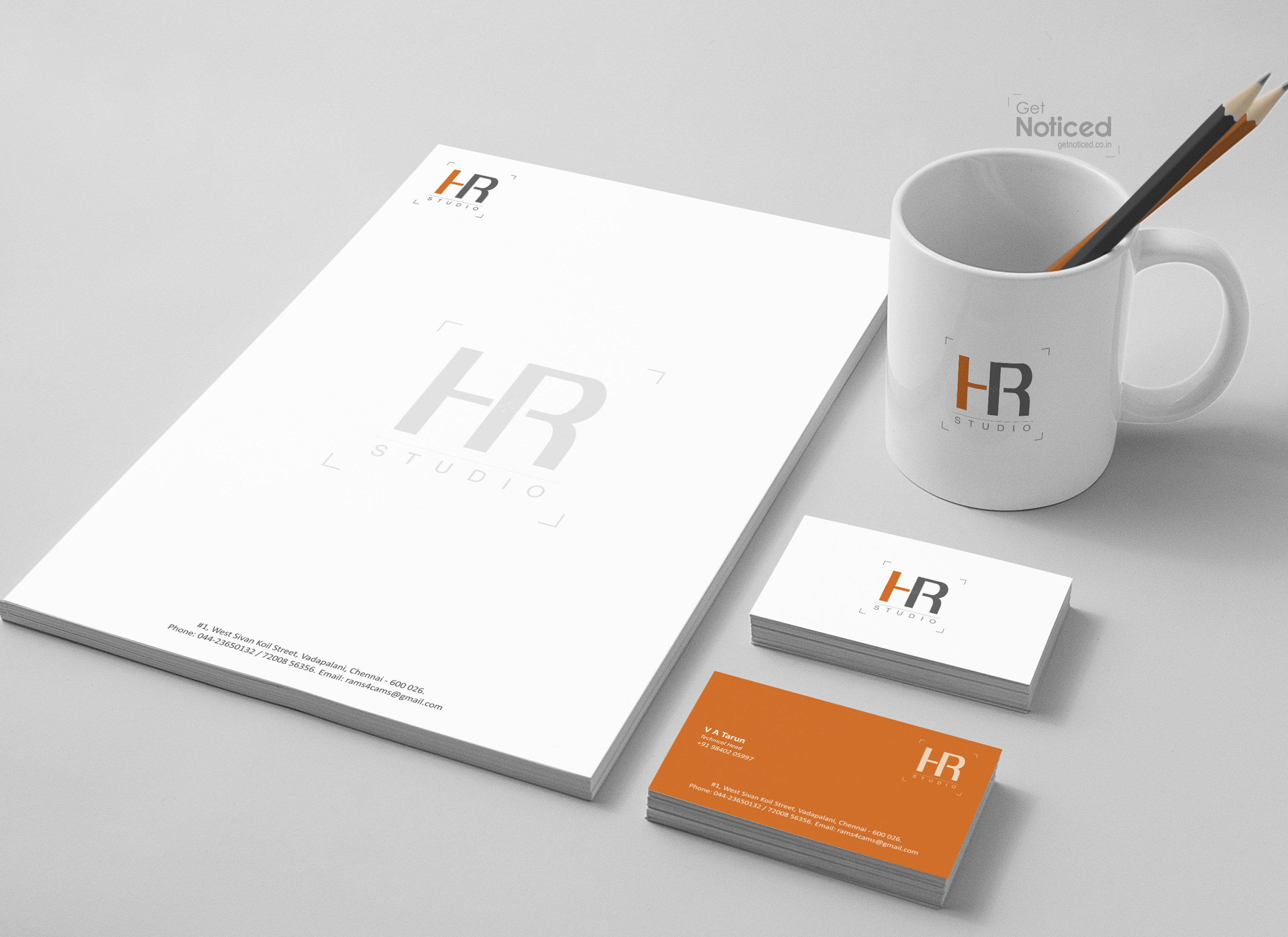 Hr Studio Corporate Identity Design