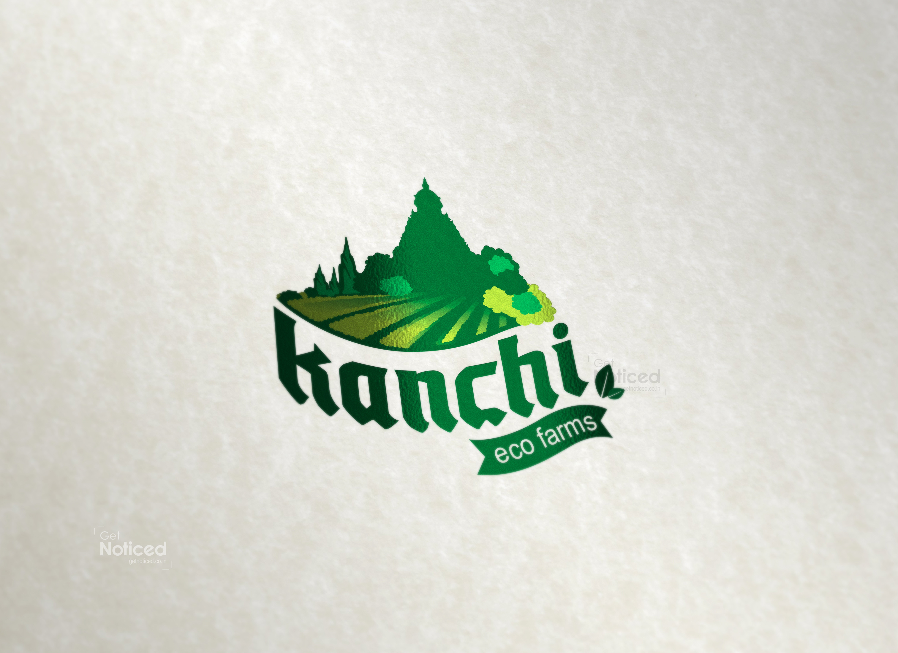 Kanchi Eco Farm Logo Design