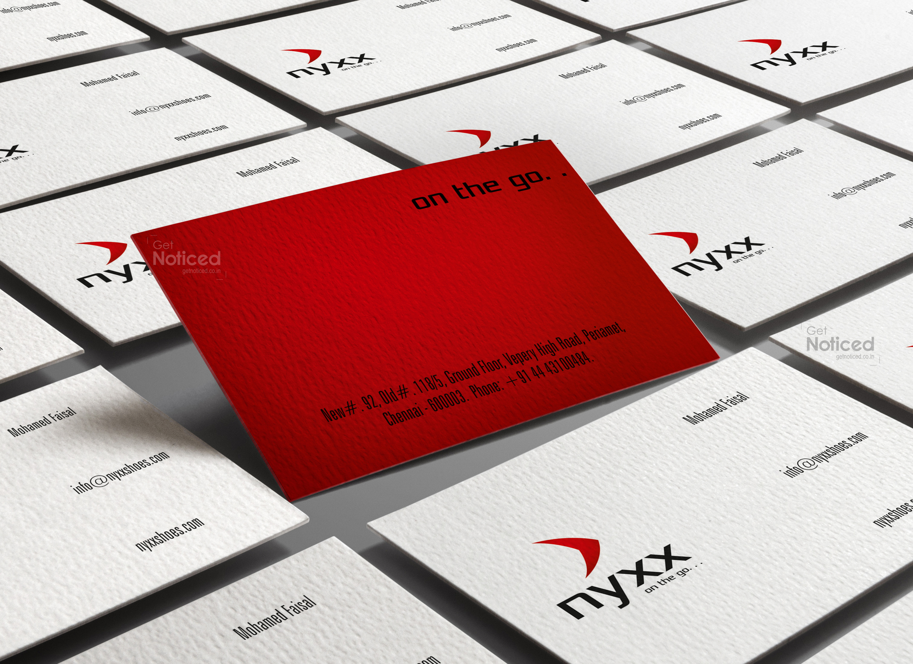 Nyxx Shoes Corporate Identity Design