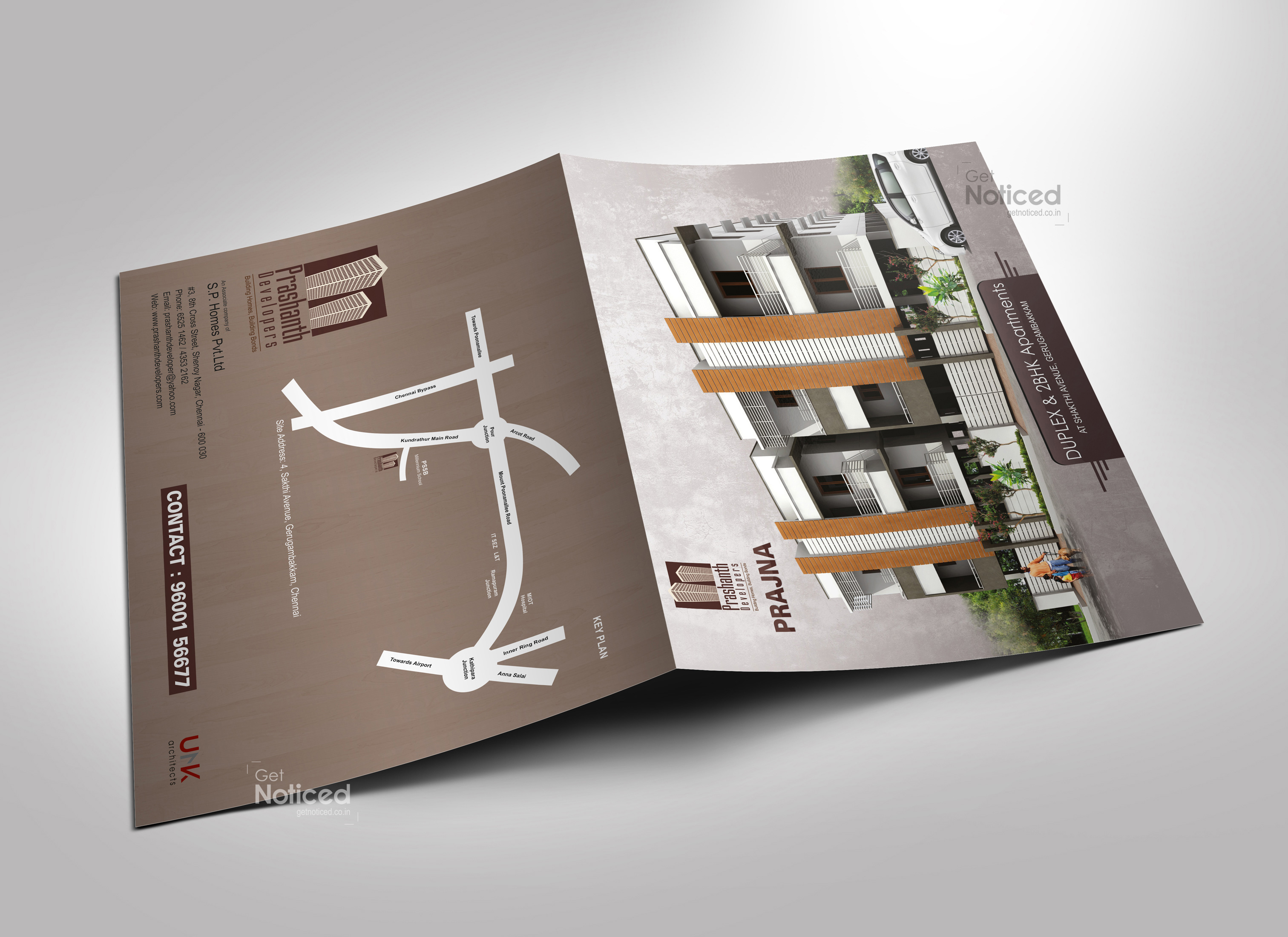 Prashanth Developers Project Brochure Design