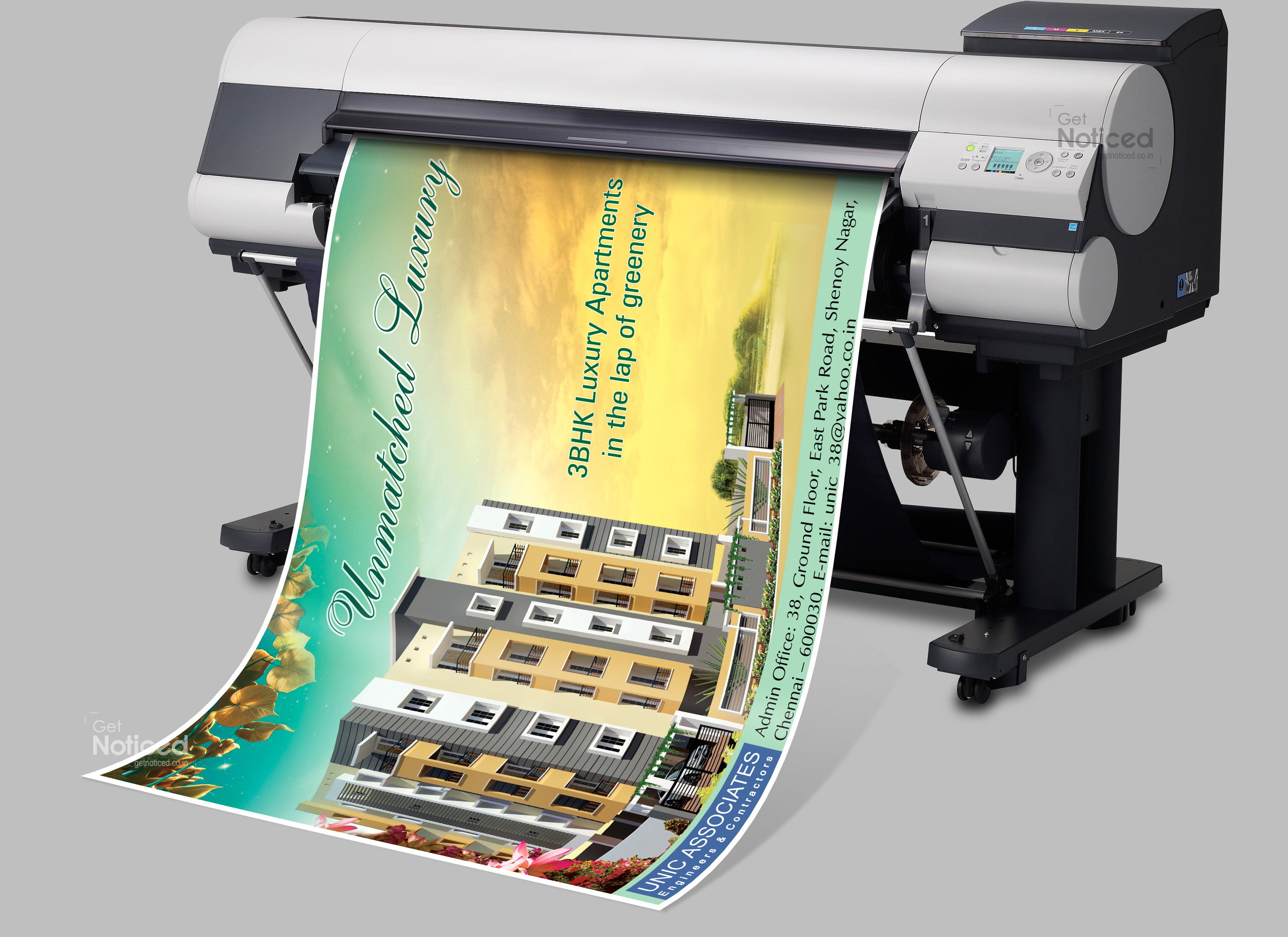 Unic Associates Hoarding Designing & Flex Printing