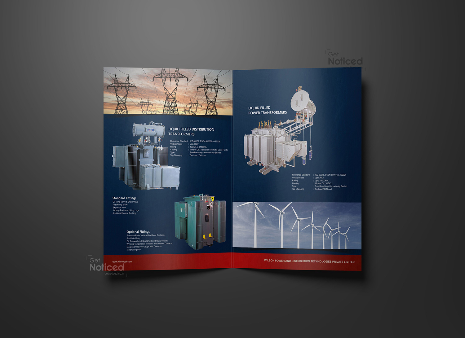Wilson Power profile Brochure Design