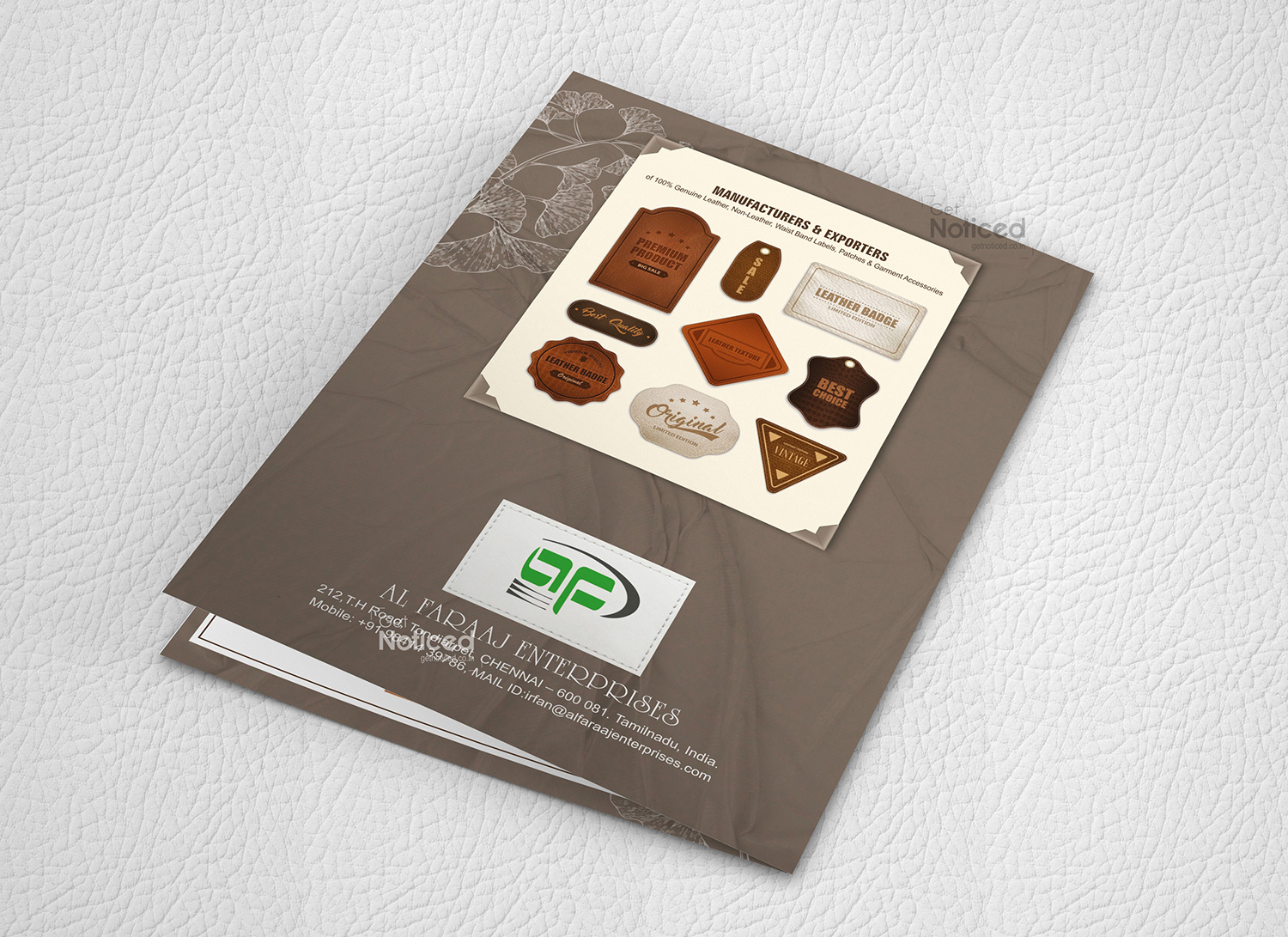 Al Faraaj Product Catalogue Design