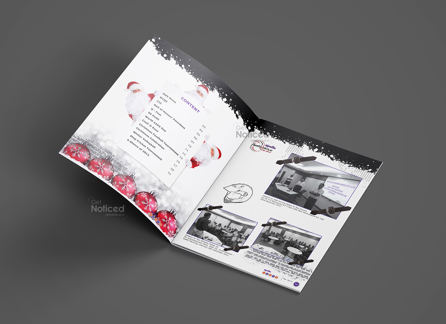 Apollo Tyres News Letter Book Design