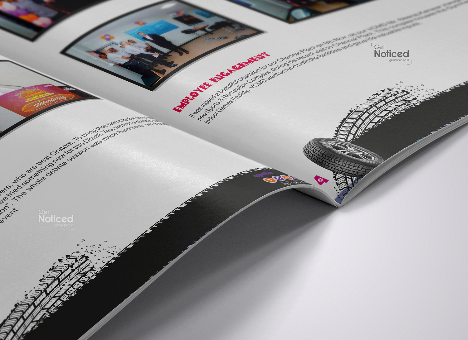 Apollo Tyres News Letter Book Design