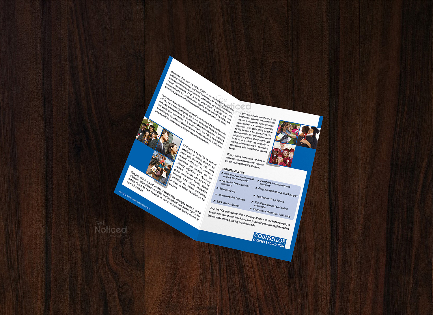 Coe Brochure Design