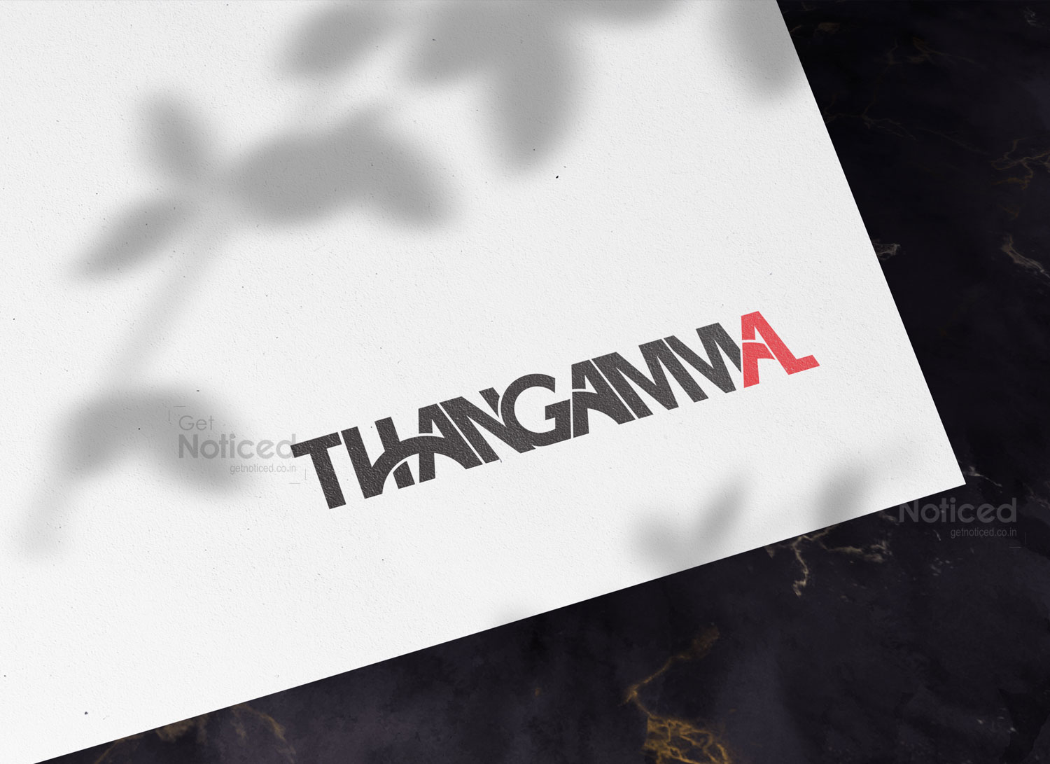 Custom bilingual logo design for Thangammal brand in English and Tamil by Get Noticed
