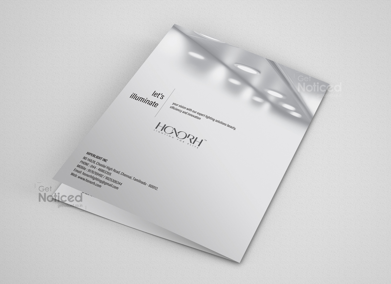 Honorh Company Profile Brochur design