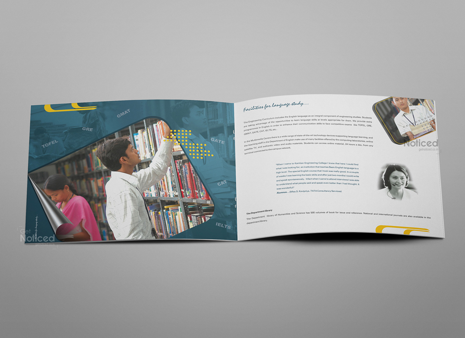 Kamban Engineering College Prospectus Design