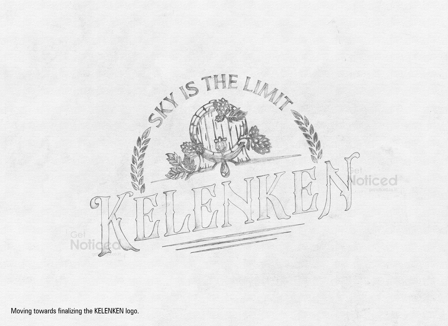 Kelenken Beer Brand Logo Design