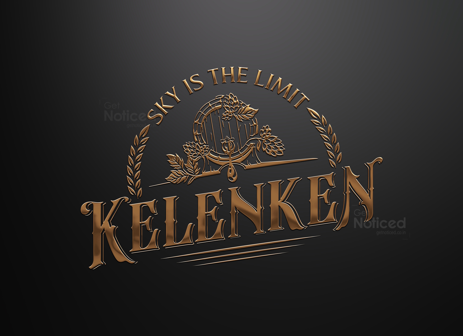 Kelenken Beer Brand Logo Design