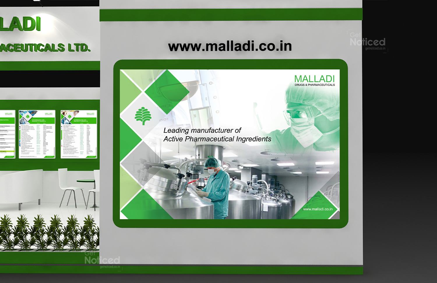 Malladi Exhibition Stall Designing