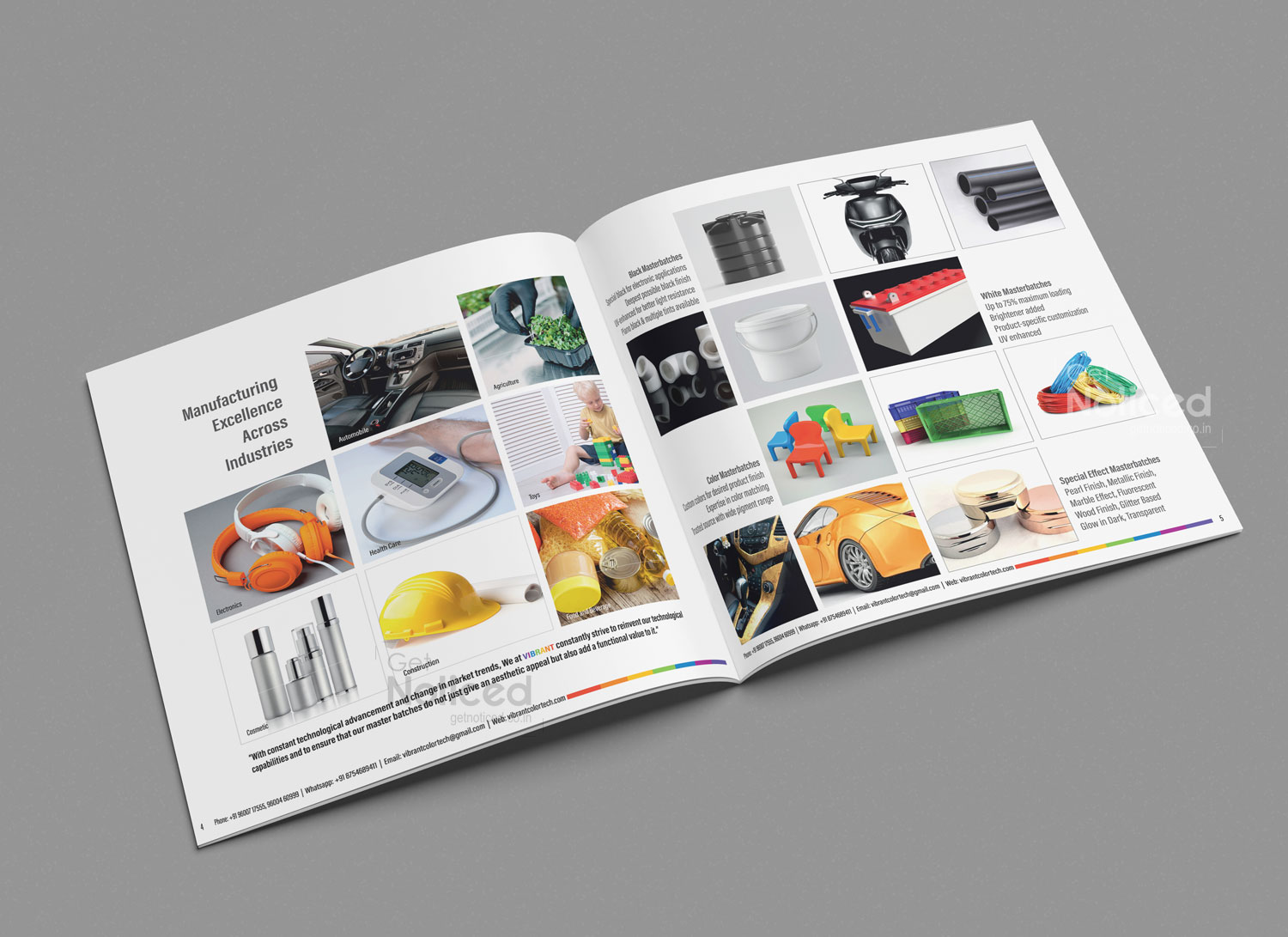 High-quality product catalogue with 350 RAL color shades