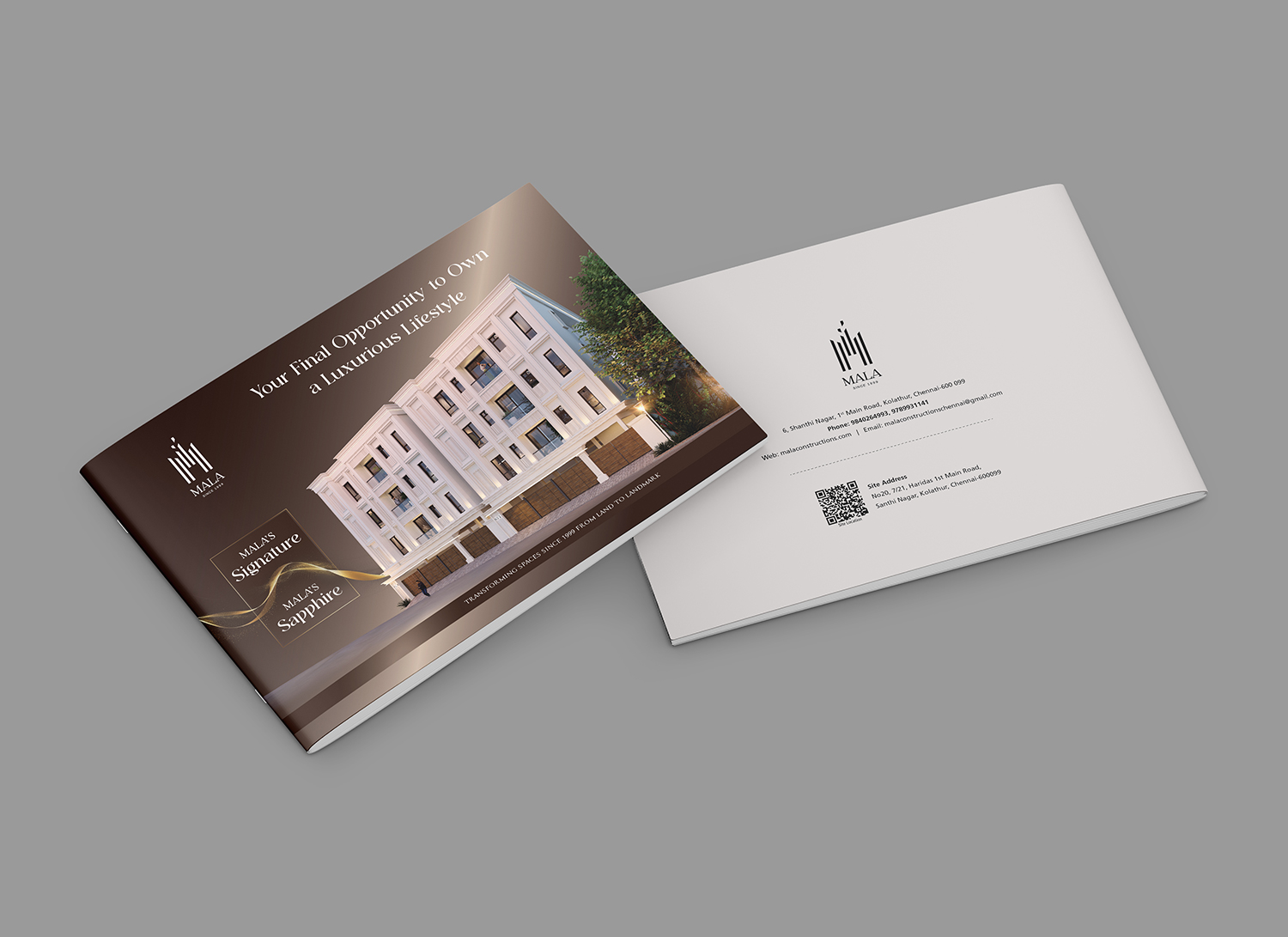 Project Brochure Design for MALA Constructions