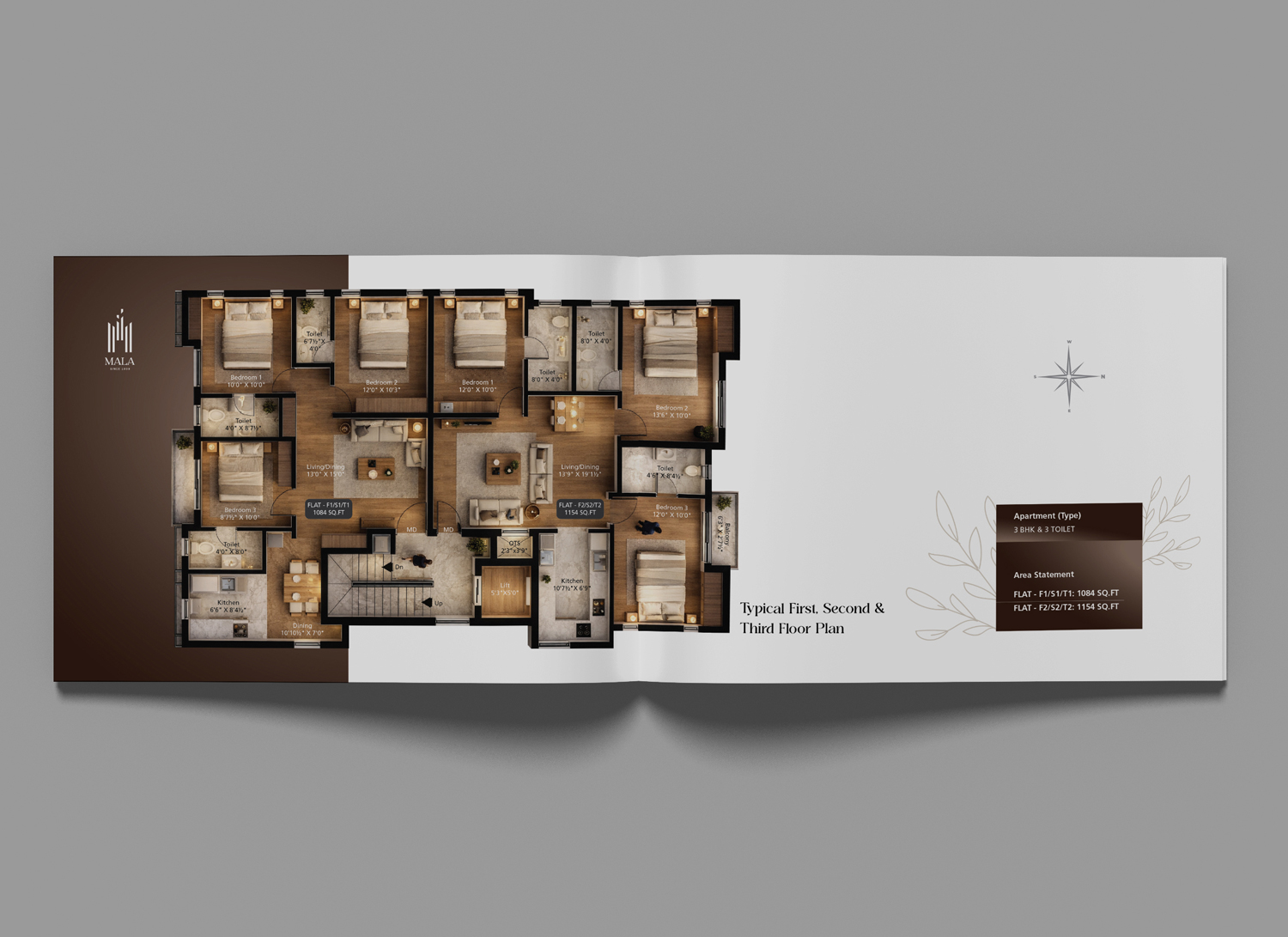 Project Brochure Design for MALA Constructions