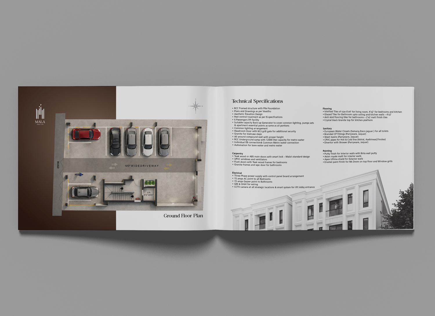 Project Brochure Design for MALA Constructions