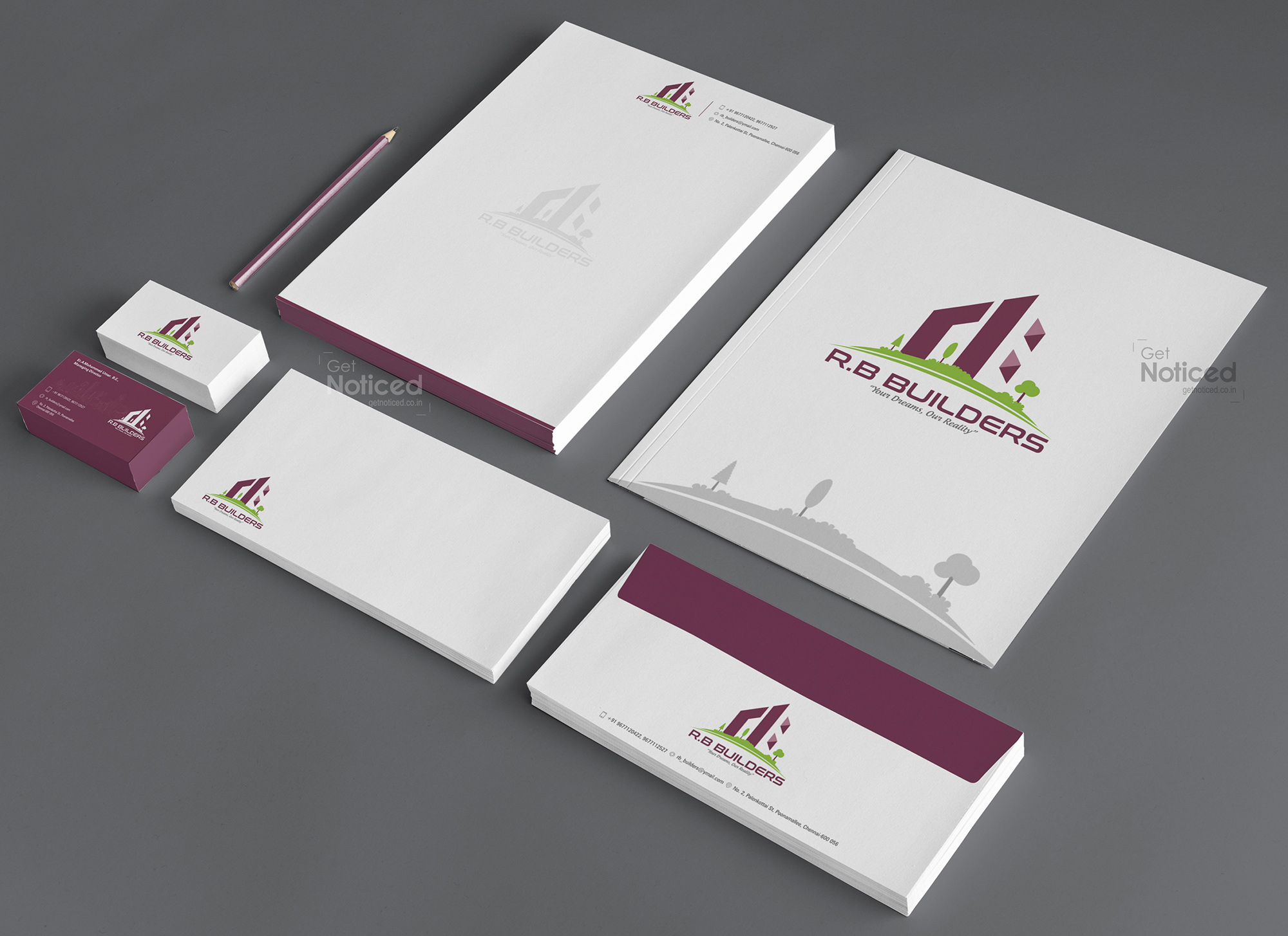 Rb Builders Corporate Identity Design