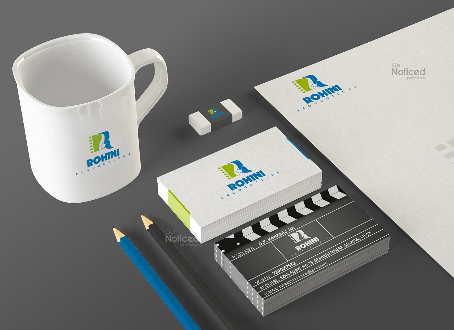 Rohini Films Corporate Identity Design