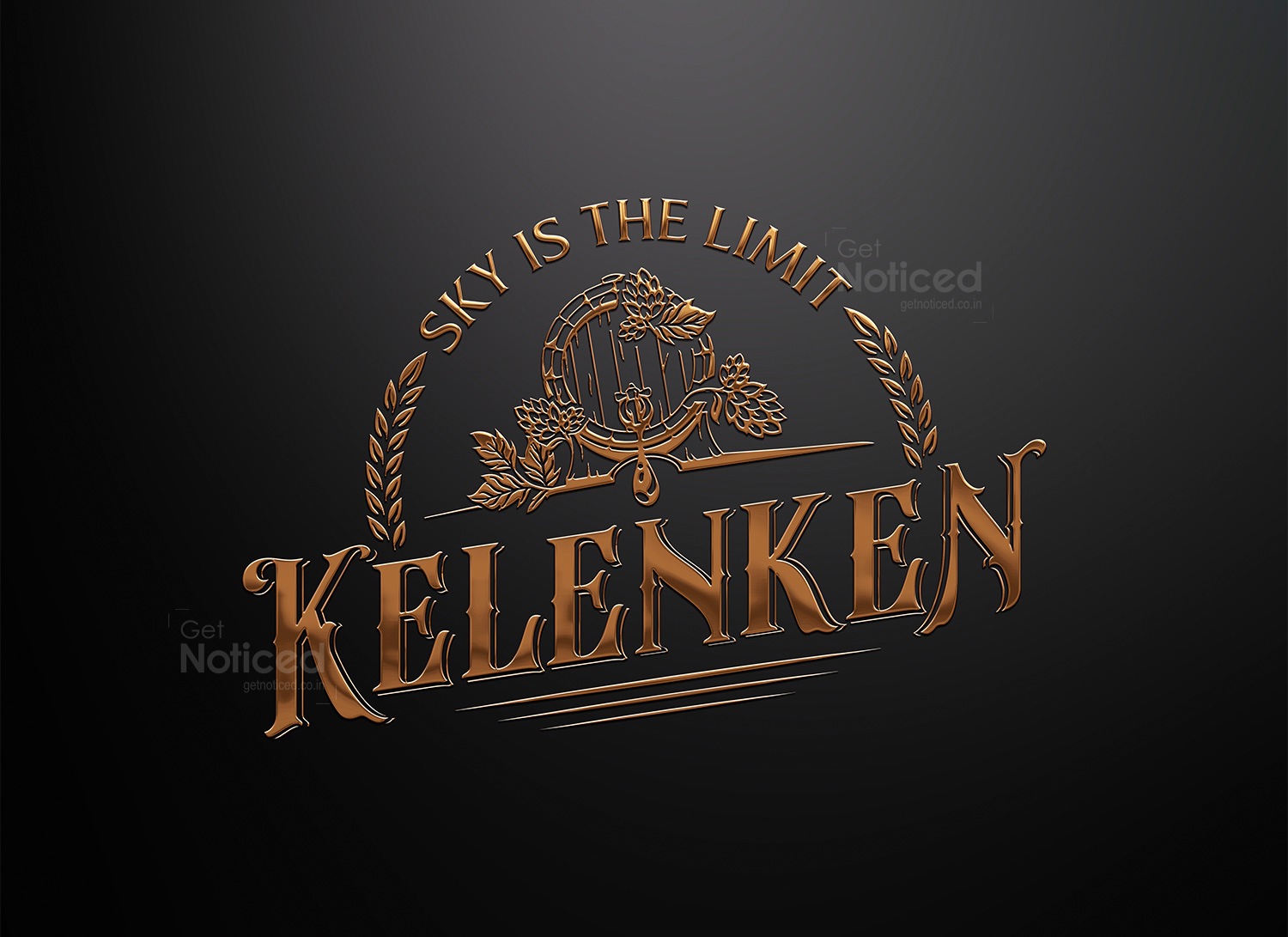 Strong beer can packaging design for Kelenken brewery product range branding