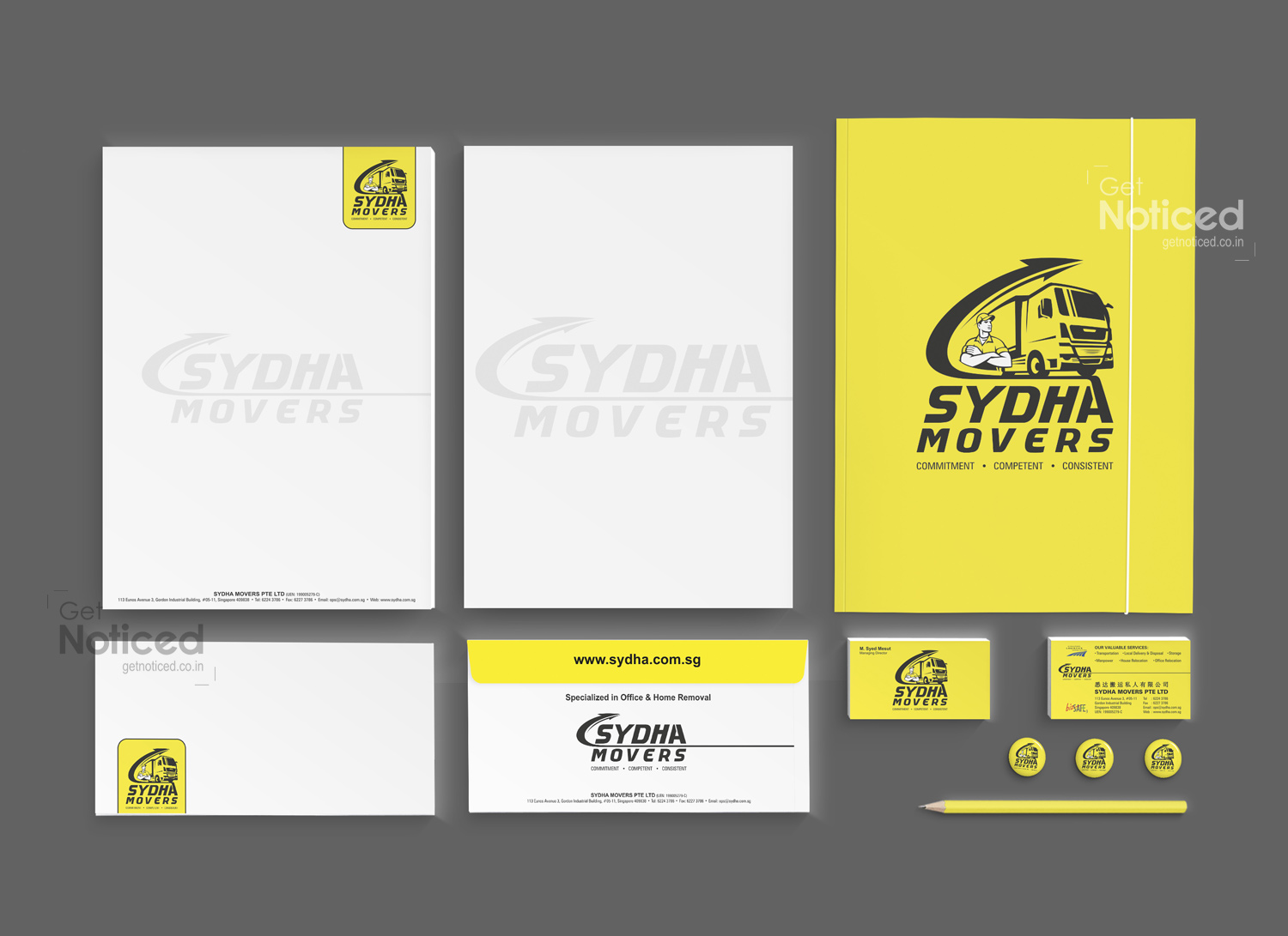 Sydha Movers Corporate Identity