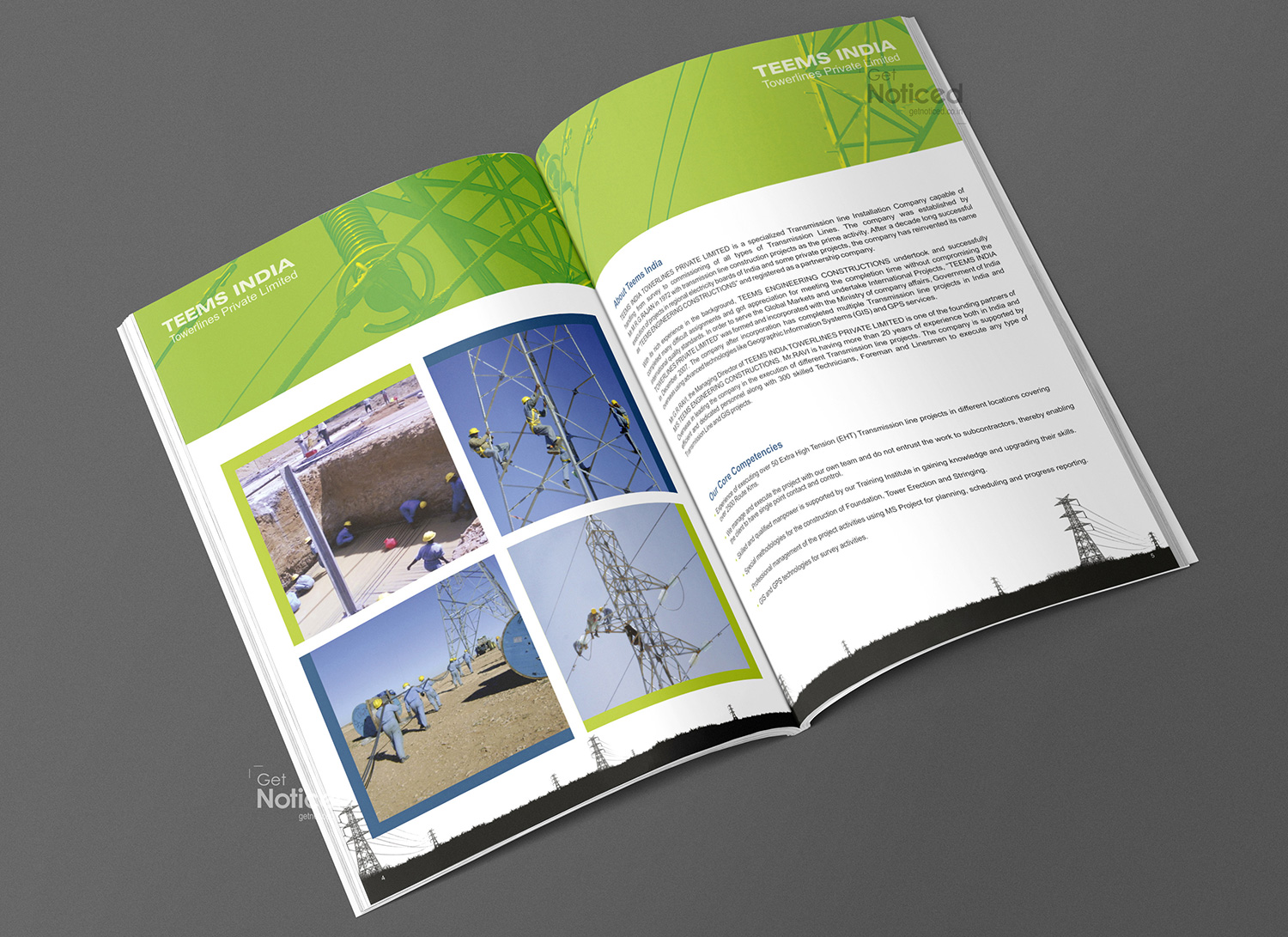 Teems India Project Brochure Design