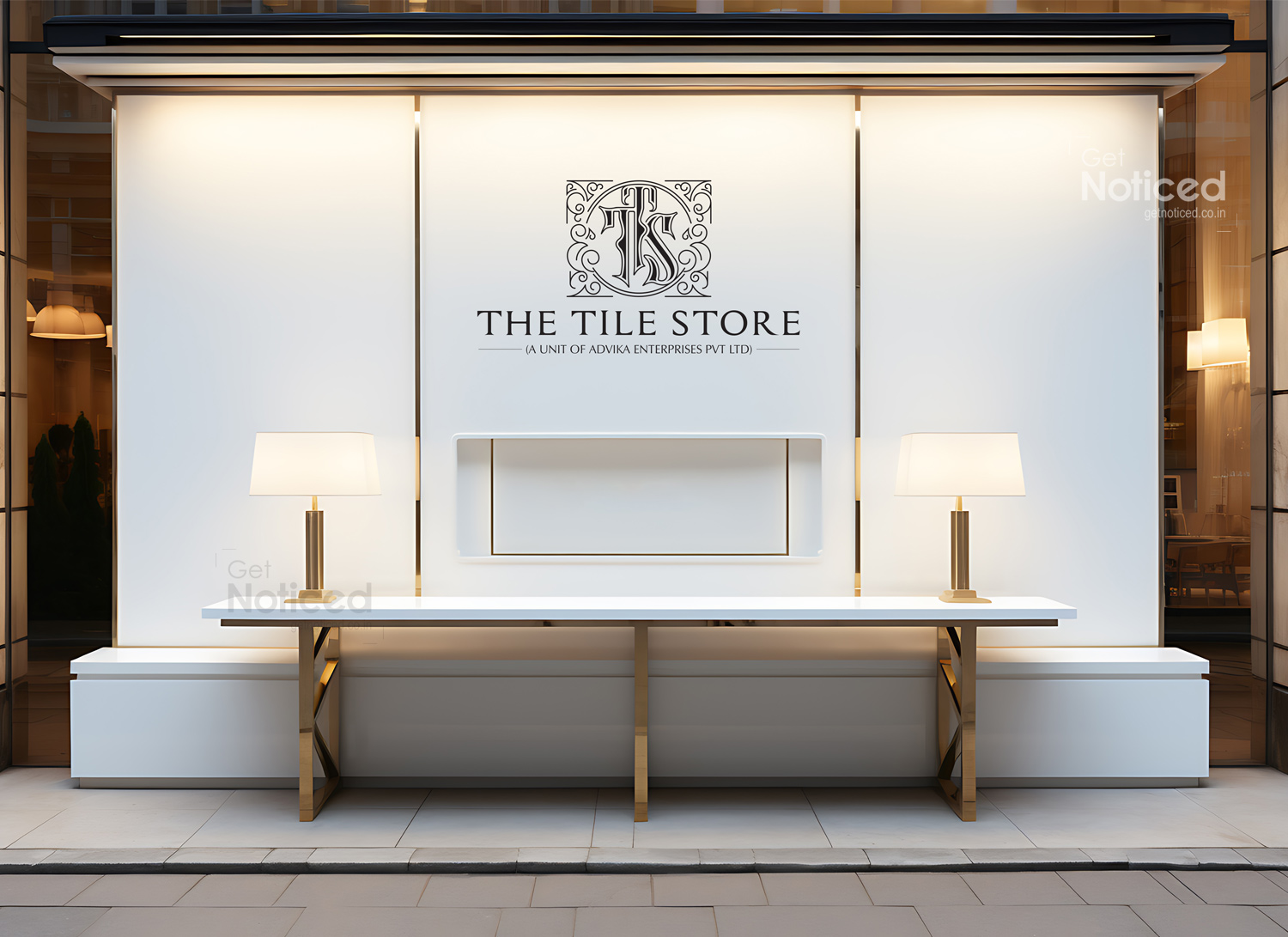 The Tile Store logo design