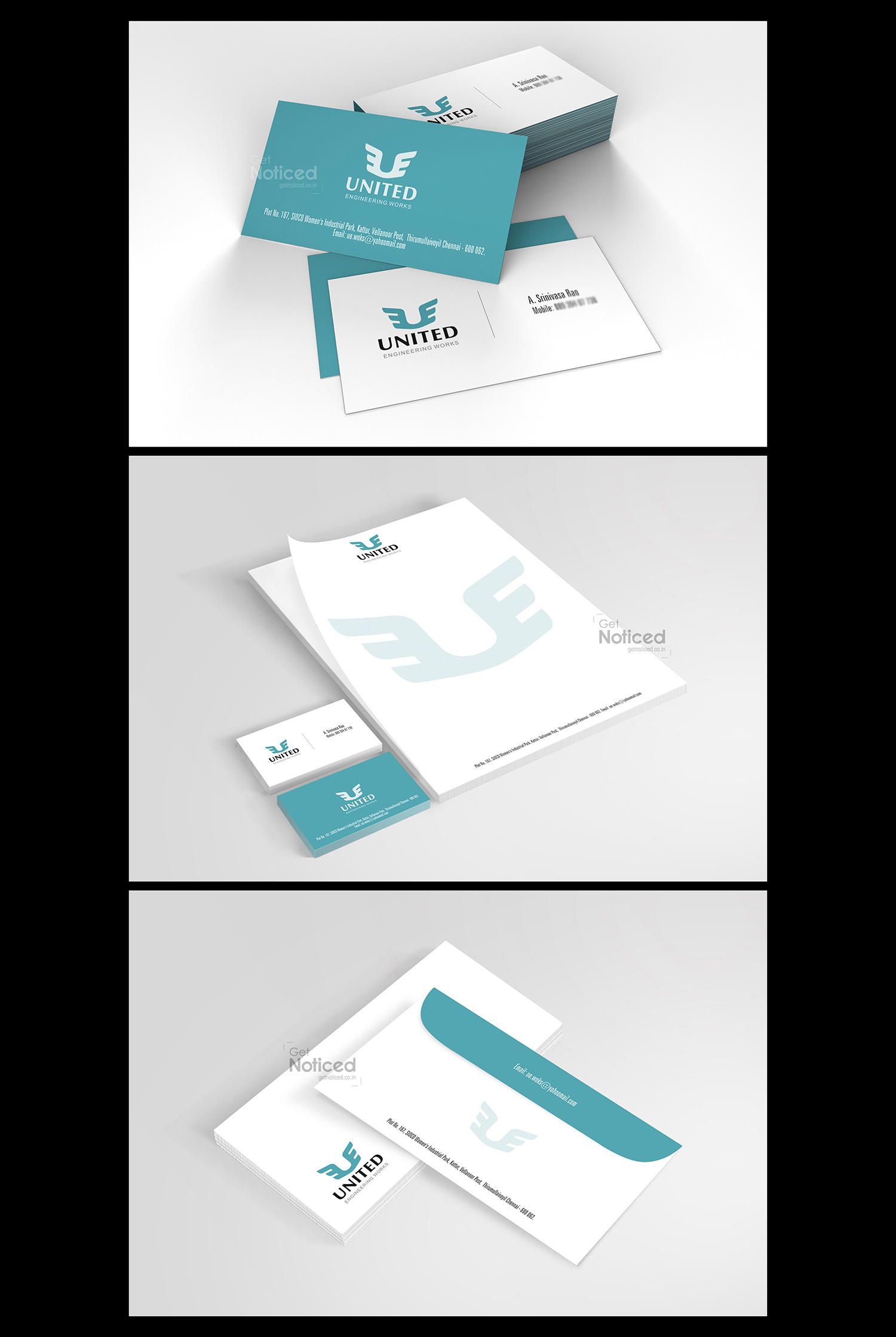 United Engineering Corporate Identity Design