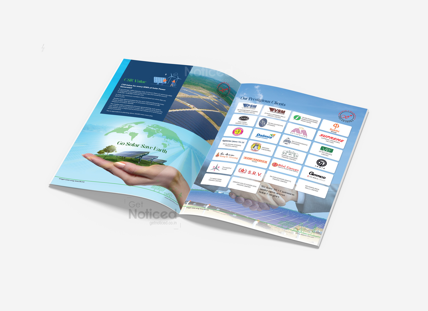 Velan infra project brochure design