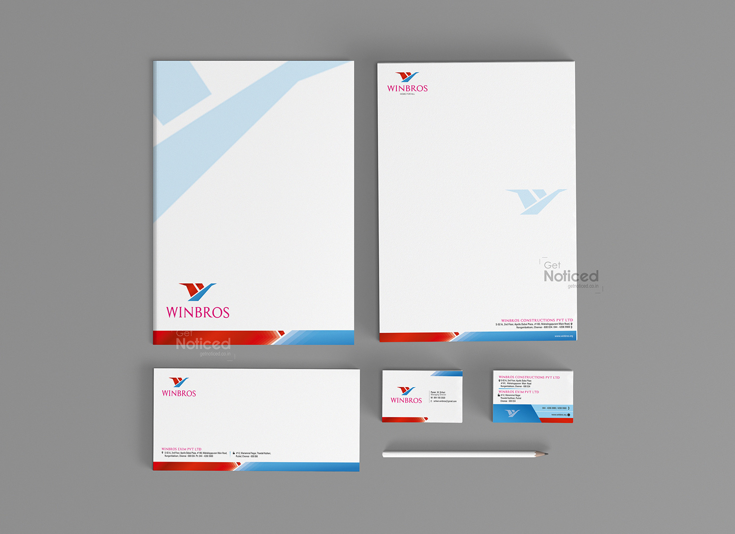 Winbros Corporate Identity Design