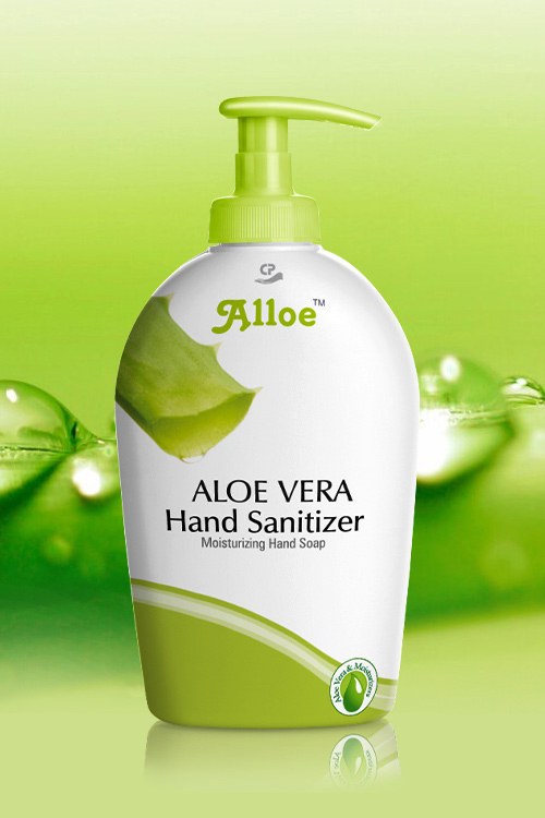 Alloe Hand Wash Packaging Design