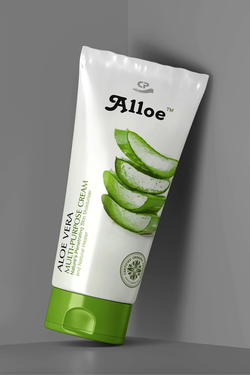 Alloe Tube Packaging Design