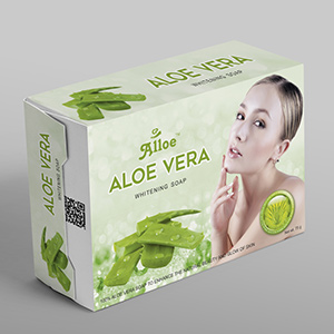 alloe soap packaging design
