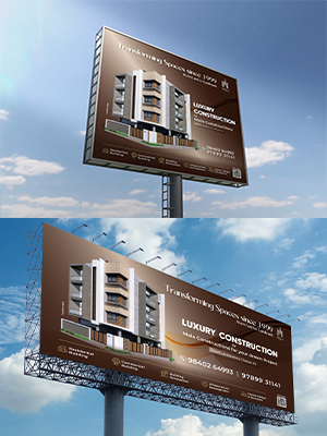 Billboard Design for MALA Constructions Outdoor Promotion