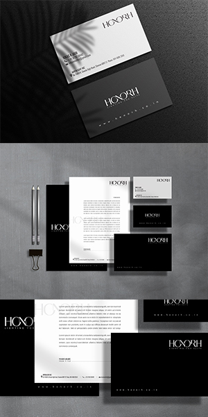 Business Stationery Design for Honorh – A Stylish Brand Identity