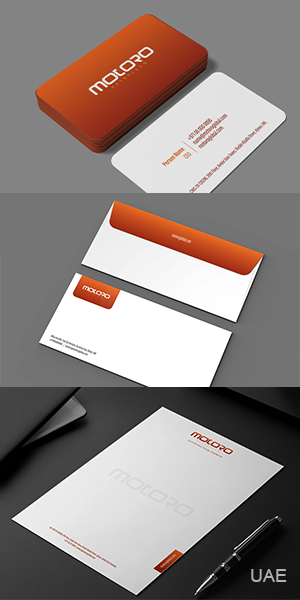 Business Stationery Design for Motoro Petroleum, Dubai