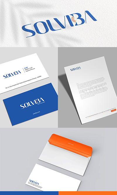 Business Stationery Design for SOLVIBA Technologies