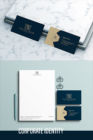 Business Stationery Design for The Tile Store Branding