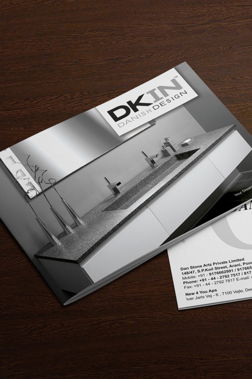Dkin Product Catalogue Design