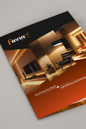 Favino Led Lighiting Product Catalogue design