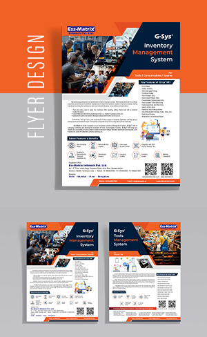 Flyer Design for G-Sys Software – A Powerful Product Showcase