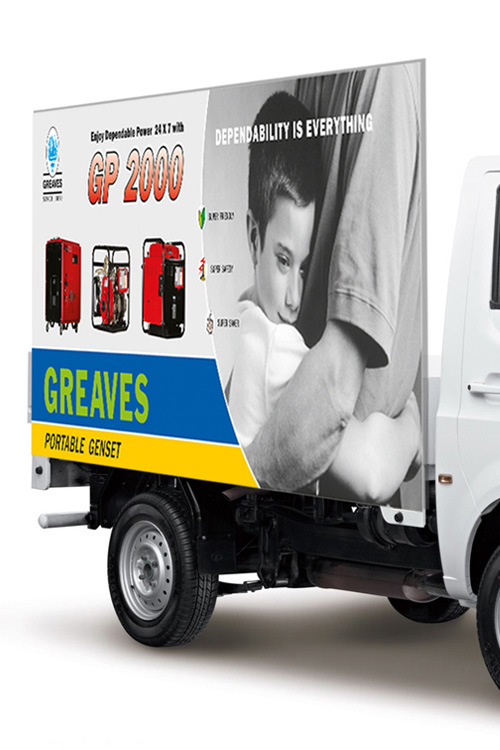 Greaves Cotton Van Campaign Advertising