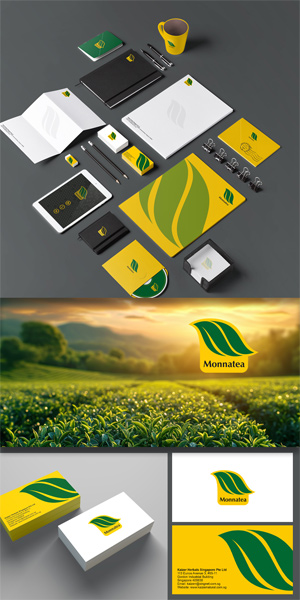 Monnatea Corporate Identity Design