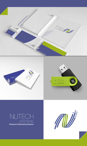 Nutech Computers Corporate Identity Design