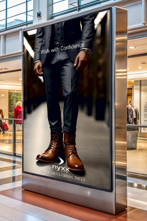 Nyxx Shoe poster advertisement design