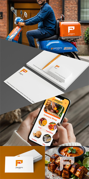 Pandora Foods Corporate Identity Design