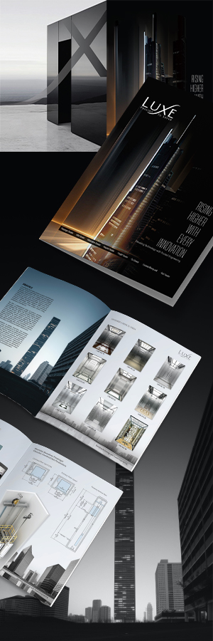 Product Catalogue Design for Luxe Elevator & Escalator